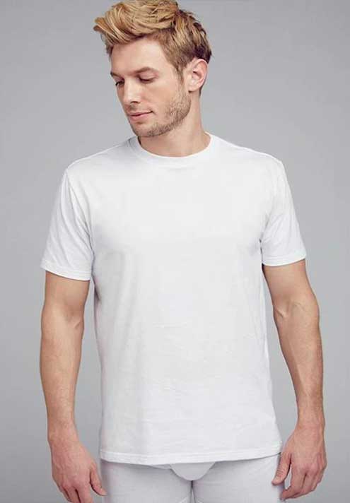 Jockey White Round Neck T-Shirt. Limited Sizes. Clearance
