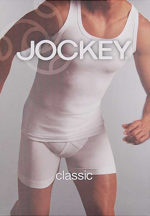 Jockey Twin Pack White 100% Cotton Vest. Size 5XL. Clearance