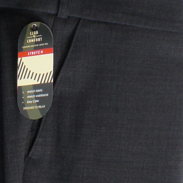Club of Comfort Lightweight Trousers Charcoal